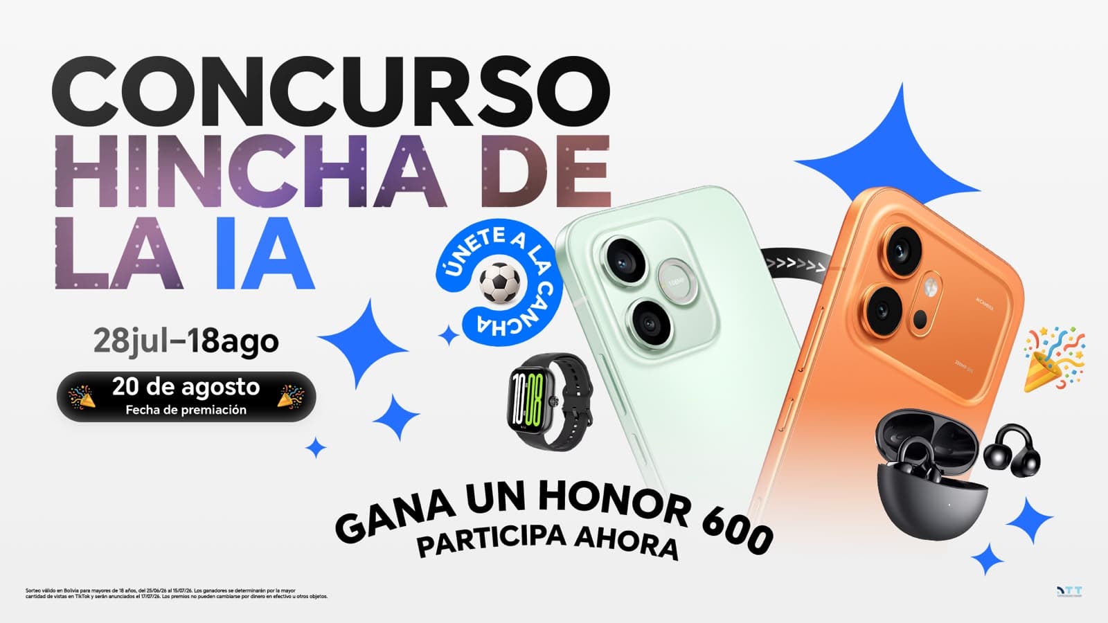 HONOR impulsa la creatividad digital en Bolivia con el lanzamiento del concurso "Hincha de la IA"