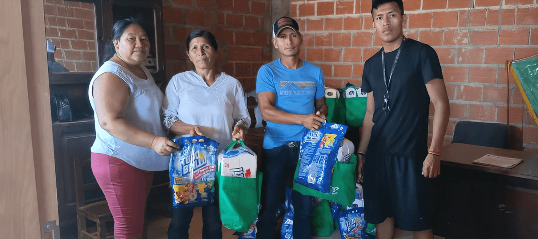 CBN llega al TIPNIS: 68 familias indígenas afectadas por desastres naturales reciben asistencia de emergencia