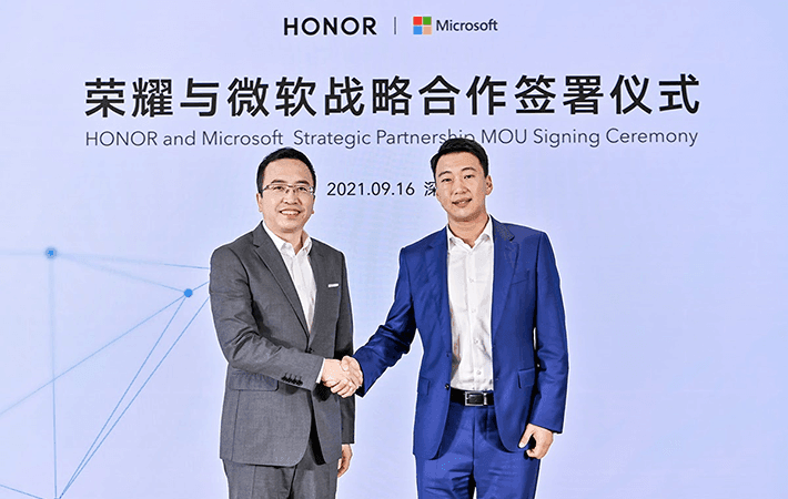 HONOR ANUNCIA ALIANZA ESTRATÉGICA CON MICROSOFT