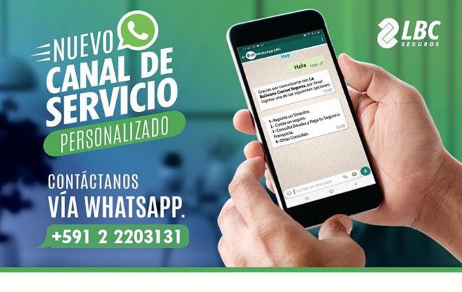 Junto a ChatBot y servicios digitales