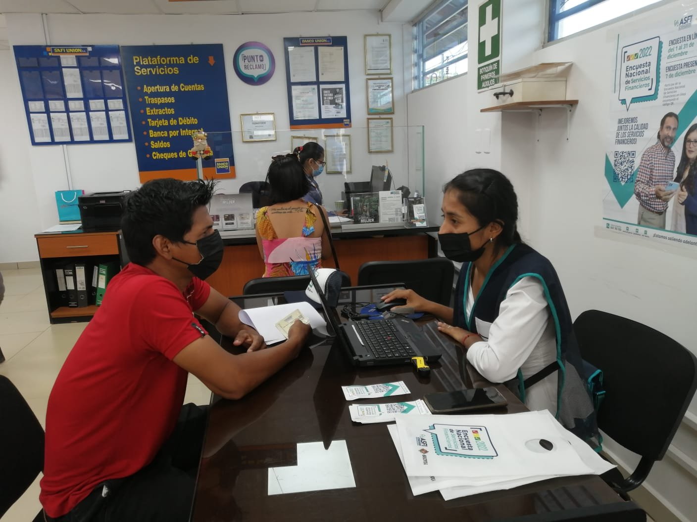 ASFI arrancó con la encuesta nacional de servicios financieros, presencial, en todo el país