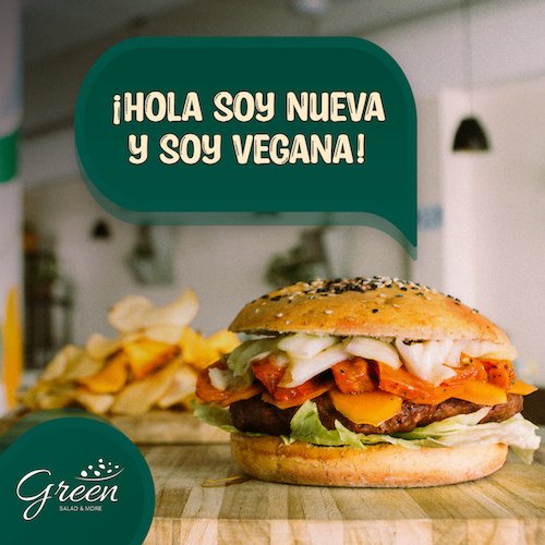 Green Salad & More lanza la hamburguesa vegana “Protein Green Burger”