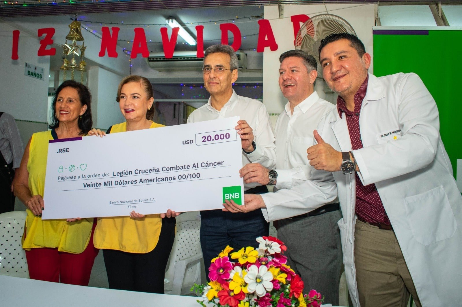 El BNB brinda apoyo a menores y familias del Hospital Oncológico de Santa Cruz