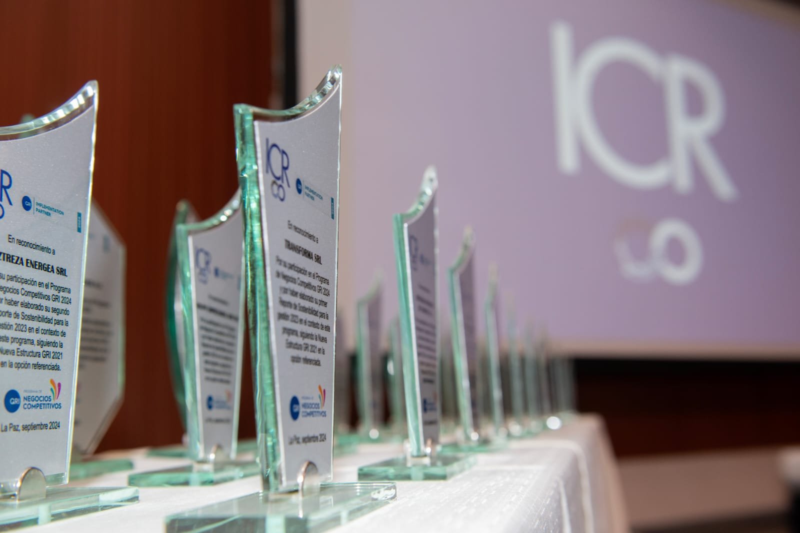 ICR galardona a más de 50 organizaciones por mejores prácticas y su contribución al progreso en el desarrollo sostenible