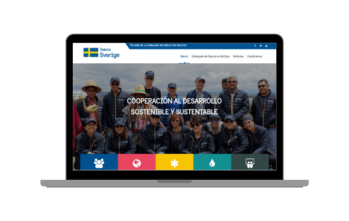 La embajada de Suecia en Bolivia lanza su nueva plataforma